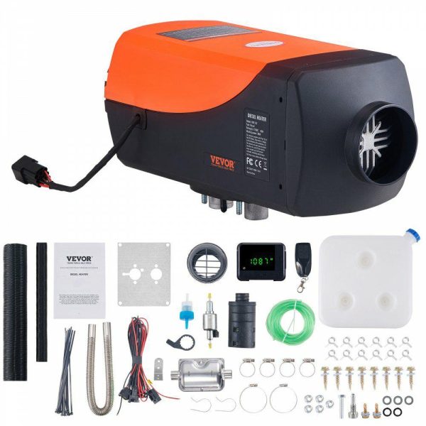 Air Conditioning & Heat |   Diesel Air Heater, 12V 5KW Diesel Heater with Remote Control and LCD, 10L Fuel Tank Diesel Parking Heater, Rapid Heating and Low Noise for RV Trailer Camper Van Boat And Indoors Air Conditioning & Heat Air Conditioning & Heat