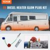 Air Conditioning & Heat |   Diesel Heater Glow Plug Kit, Ceramic Glow Plug Repair Kit, Air Diesel Parking Heater Part with Removal Fitting Tool, Diesel Heater Rebuild Kit for 2KW/5KW/8KW Diesel Heater Replacement Air Conditioning & Heat Air Conditioning & Heat