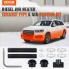 Air Conditioning & Heat |   Diesel Heater Pipe Ducting Set, 3″ Extendable Air Duct Hose, 1″ Stainless Steel Exhaust Pipe, 2 Air Vents, Tee Air Outlet Connector and Hose Clamps, for 2KW/5KW/8KW Diesel Parking Heaters Air Conditioning & Heat Air Conditioning & Heat