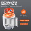 Air Conditioning & Heat |   Refrigerant Recovery Tank, 50 LBS Capacity, 400 psi Portable Cylinder Tank with Y-Valve for Liquid/Vapor, High-sealing Recovery Can for R22/R134A/R410A, Orange+Gray Air Conditioning & Heat Air Conditioning & Heat