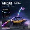 Automotive Accessories |   1 PC 3 FT Whip Light, APP & RF Remote Control Led Whip Light, Waterproof 360° Spiral RGB Chasing Lighted Whips with 2 Flags, for UTVs, ATVs, Motorcycles, RZR, Can-am, Trucks, Off-road, Go-karts Automotive Automotive Accessories