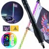 Automotive Accessories |   1 PC 3 FT Whip Light with Spring Base, Led Whip Light with APP & Remote Control, Waterproof 360° Spiral RGB Chasing Lighted Whip with 2 Flags, for UTVs, ATVs, Motorcycles, RZR, Can-am, Go-karts Automotive Automotive Accessories