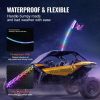 Automotive Accessories |   1 PC 5 FT Whip Light, APP & RF Remote Control Led Whip Light, Waterproof 360°Spiral RGB Chasing Lighted Whips with 2 Flags, for UTVs, ATVs, Motorcycles, RZR, Can-am, Trucks, Off-road, Go-karts Automotive Automotive Accessories