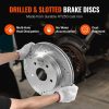 Automotive Accessories |   Drilled Slotted Front and Rear Brake Rotors Pads Kit for Dodge Ram 1500 Automotive Automotive Accessories