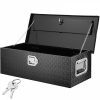 Automotive Accessories |   Heavy Duty Aluminum Truck Bed Tool Box, Diamond Plate Tool Box with Side Handle and Lock Keys, Storage Tool Box Chest Box Organizer for Pickup, RV, Trailer, Truck Bed, 30″x13″x9.6″, Black Black Automotive Automotive Accessories