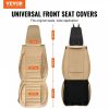 Automotive Accessories |   Seat Covers, Universal Car Seat Covers Front Seats, 2pcs Faux Leather Seat Cover, Semi-enclosed Design, Detachable Headrest and Airbag Compatible, for Most Cars SUVs and Trucks Beige Beige Automotive Automotive Accessories