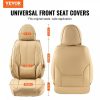 Automotive Accessories |   Seat Covers, Universal Car Seat Covers Front Seats, 6pcs Faux Leather Seat Cover, Full Enclosed Design, Detachable Headrest and Airbag Compatible, for Most Cars SUVs and Trucks Beige Beige Automotive Automotive Accessories