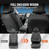 Automotive Accessories |   Seat Covers, Universal Car Seat Covers Front Seats, 6pcs Faux Leather Seat Cover, Full Enclosed Design, Detachable Headrest and Airbag Compatible, for Most Cars SUVs and Trucks Black Black Automotive Automotive Accessories