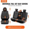 Automotive Accessories |   Seat Covers, Universal Car Seat Covers Full Set Seats, Front and Rear Seat, 13pcs Faux Leather Seat Cover, Full Enclosed Design, Detachable Headrest and Airbag Compatible, for Most Car SUV Truck Black Automotive Automotive Accessories