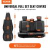 Automotive Accessories |   Seat Covers, Universal Car Seat Covers Full Set Seats, Front and Rear Seat, 9pcs Faux Leather Seat Cover, Semi-enclosed Design, Detachable Headrest and Airbag Compatible, for Most Car SUV Truck Black Automotive Automotive Accessories