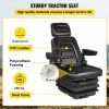 Automotive Accessories |   Suspension Seat Adjustable Backrest Headrest Armrest, Forklift Seat With Slide Rails, Foldable Heavy Duty for Tractor Forklift Excavator Skid Steer Automotive Automotive Accessories