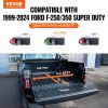 Automotive Accessories |   Tri-Fold Truck Bed Tonneau Cover, Compatible with 1999-2024 Ford F-250 F-350 Super Duty, Styleside 6.75′ (81″, 82″) Bed, Fit 6.7′ x 5.4’/6.8′ x 5.6′ Inside Bed, 400 lbs Load Capacity, Black Automotive Automotive Accessories