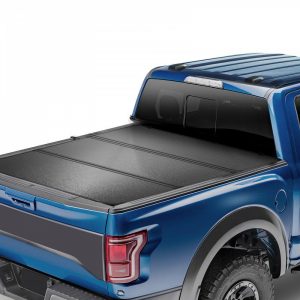 Automotive Accessories |   Tri-Fold Truck Bed Tonneau Cover, Compatible with 2015-2024 Ford F-150, Lightning, Styleside 5.5′ (65.4″) Bed, Fit 5.6′ x 5.4’/5.5′ x 5.4′ (67.1″ x 65.2″/65.4″ x 65.2″) Inside Bed, 400lbs, Black Automotive Automotive Accessories