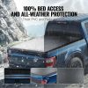 Automotive Accessories |   Truck Bed Cover, Roll Up Truck Bed Tonneau Cover, Compatible with 2009-2024 Ford F-150 Styleside Bed, for 5.5 x 5.4 ft Bed, Soft PVC material, 100% Bed Access Roll Up Tonneau Cover Automotive Automotive Accessories