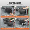 Automotive Accessories |   Truck Bed Storage Box, Lockable Swing Case with Password Padlock, 6.6 Gal/25 L ABS Wheel Well Tool Box, Waterproof and Durable, Compatible with Ford F-150 2015-2021, Passenger Side Automotive Automotive Accessories