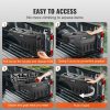 Automotive Accessories |   Truck Bed Storage Box, Lockable Swing Case with Password Padlock, 6.6 Gal/25 L ABS Wheel Well Tool Box, Waterproof and Durable, Compatible with Ford Super Duty 2017-2021, Passenger Side Automotive Automotive Accessories