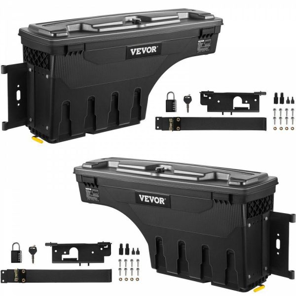 Automotive Accessories |   Truck Bed Storage Tool Box Lockable for Tundra 2007-2021 Left and Right Automotive Automotive Accessories