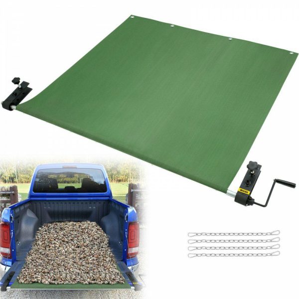 Automotive Accessories |   Truck Bed Unloader, 2000 lbs/907 kg Capacity Cargo Mat, Heavy Duty Pickup Truck Unloader with Convenient Hand Crank, Professional Pickup Bed Unloader Fits for Full Size, Mid Size Trucks Automotive Automotive Accessories