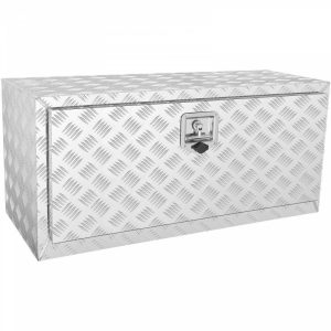 Automotive Accessories |   Underbody Truck Box, 36″×14″×16″ Pickup Storage Box, Heavy Duty Aluminum Diamond Plate Tool Box with Lock and Keys, Waterproof Trailer Storage Box with T-Handle Latch for Truck, Van, Trailer Automotive Automotive Accessories