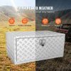 Automotive Accessories |   Underbody Truck Box, 36″×24″×24″ Pickup Storage Box, Heavy Duty Aluminum Diamond Plate Tool Box with Lock and Keys, Waterproof Trailer Storage Box with T-Handle Latch for Truck, Van, Trailer Automotive Automotive Accessories