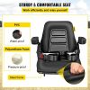 Automotive Accessories |   Universal Fold Down Forklift Seat with Retractable Safety Belt, Armrest,Adjustable Seat for Excavator, Forklift, Tractor, Skid Loader, Backhoe Dozer Telehandler Automotive Automotive Accessories