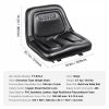 Automotive Accessories |   Universal Tractor Seat, Lawn Mower Seat with Micro Switch and Drainage Holes, 6.3-11.8 inch Extended Slot Tractor Seat for Tractor Loader Excavator Automotive Automotive Accessories