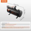 Automotive Electrical |   12V Air Compressor with Tank 0.8 Gallon/3 L, Train Horn Air Compressor, 120 psi Working Pressure Onboard Air Compressor System for Train Air Horns, Inflating Tires, Air Mattresses Automotive Automotive Electrical