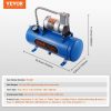 Automotive Electrical |   12V Air Compressor with Tank 1.6 Gallon/6 L, Train Horn Air Compressor, 120 psi Working Pressure Onboard Air Compressor System for Train Air Horns, Inflating Tires, Air Mattresses Automotive Automotive Electrical