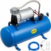 Automotive Electrical |   12V Train Horn Air Compressor with Tank 150PSI Air Car Compressor Portable Tire Inflator with 6 Liter Tank 1.6 Gallon for Train Horns Motorhome Tires Automotive Automotive Electrical