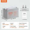 Automotive Electrical |   Deep Cycle Battery, 12V 100 AH, AGM Marine Rechargeable Battery, High Self-Discharge Rate 800A Current, for RV Solar Marine Off-Grid Applications UPS Backup Power System, Tested to UL Standards Automotive Automotive Electrical