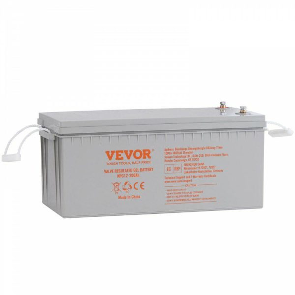 Automotive Electrical |   Deep Cycle Battery, 12V 200 AH, AGM Marine Rechargeable Battery, High Self-Discharge Rate 1400A Current, for RV Solar Marine Off-Grid Applications UPS Backup Power System, Tested to UL Standards Automotive Automotive Electrical