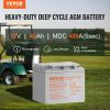 Automotive Electrical |   Deep Cycle Battery, 12V 40AH, AGM Marine Rechargeable Battery, High Self-Discharge Rate 400A Discharge Current for Mobility Scooters Electric Wheelchairs Go-Karts e-Bikes, Tested to UL Standards Automotive Automotive Electrical