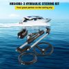 Boat Parts & Accessories |   300HP Hydraulic Boat Steering Kit, Hydraulic Steering Helm Pump, Aluminum Alloy Steering Cylinder, 13.5″ Steering Wheel with 10″ Hydraulic Steering Hose for Boat Steering System Automotive Boat Parts & Accessories