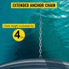 Boat Parts & Accessories |   Anchor Chain, 6′ x 1/4″ 316 Stainless Steel Chain, 3/8″ Anchor Chain Shackle, 4000 lbs Anchor Lead Chain Breaking Load, 9460 lbs Anchor Chain Shackle Breaking Load, Anchor Chain for Small Boats Automotive Boat Parts & Accessories