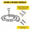 Boat Parts & Accessories |   Anchor Chain, 6′ x 1/4″ 316 Stainless Steel Chain, 3/8″ Anchor Chain Shackle, 4000 lbs Anchor Lead Chain Breaking Load, 9460 lbs Anchor Chain Shackle Breaking Load, Anchor Chain for Small Boats Automotive Boat Parts & Accessories