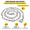 Boat Parts & Accessories |   Anchor Chain, 6′ x 5/16″ 316 Stainless Steel Chain, 3/8″ Anchor Chain Shackle, 7120lbs Anchor Lead Chain Breaking Load, 9460lbs Anchor Chain Shackle Breaking Load, Anchor Chain for Small Boats Automotive Boat Parts & Accessories