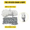 Boat Parts & Accessories |   Anchor Rode and Chain, 15′ x 5/16″ Boat Anchor Chain, 1/2″ x 200′ Nylon Rope, 2.2T Chain Tension Galvanized Steel Chain, Windlass-Grade Three Strand Twist Nylon, Anchor Chain for Boats, Ships Automotive Boat Parts & Accessories