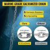 Boat Parts & Accessories |   Anchor Rode and Chain, 15′ x 5/16″ Boat Anchor Chain, 1/2″ x 200′ Nylon Rope, 2.2T Chain Tension Galvanized Steel Chain, Windlass-Grade Three Strand Twist Nylon, Anchor Chain for Boats, Ships Automotive Boat Parts & Accessories