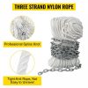 Boat Parts & Accessories |   Anchor Rode and Chain, 15′ x 5/16″ Boat Anchor Chain, 1/2″ x 200′ Nylon Rope, 2.2T Chain Tension Galvanized Steel Chain, Windlass-Grade Three Strand Twist Nylon, Anchor Chain for Boats, Ships Automotive Boat Parts & Accessories