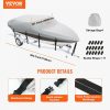 Boat Parts & Accessories |   Boat Cover, 23′-24′ Trailerable Waterproof Boat Cover, 600D Marine Grade PU Oxford, with Motor Cover and Buckle Straps, for V-Hull, Tri-Hull, Fish Ski Boat, Runabout, Bass Boat, Grey Automotive Boat Parts & Accessories