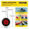 Boat Parts & Accessories |   Boat Launching Wheels, 12″ Boat Transom Launching Wheel, 500 LBS Loading Capacity Inflatable Boat Launch Wheels, Aluminium Alloy Transom Launching Dolly Wheels with 4 PCS of Quick Release Pins Automotive Boat Parts & Accessories