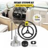 Boat Parts & Accessories |   Boat Steering Cable 12′ Outboard Steering Cable 12 Feet Mechanical Rotary Steering Kit with 13 Inch Wheel for Boat Steering System Automotive Boat Parts & Accessories