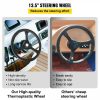 Boat Parts & Accessories |   Boat Steering Cable 12′ Outboard Steering Cable 12 Feet Mechanical Rotary Steering Kit with 13 Inch Wheel for Boat Steering System Automotive Boat Parts & Accessories