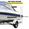 Boat Parts & Accessories |   Boat Trailer Guide-on, 60″, One Pair Steel Trailer Post Guide ons, with White PVC Tube Covers, Complete Mounting Accessories Included, for Ski Boat, Fishing Boat or Sailboat Trailer Automotive Boat Parts & Accessories