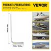 Boat Parts & Accessories |   Boat Trailer Guide-on, 60″, One Pair Steel Trailer Post Guide ons, with White PVC Tube Covers, Complete Mounting Accessories Included, for Ski Boat, Fishing Boat or Sailboat Trailer Automotive Boat Parts & Accessories