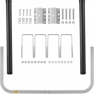 Boat Parts & Accessories |   Boat Trailer Guide-ons, 40″, 2PCS Rustproof Galvanized Steel Trailer Guide ons, Trailer Guides with Black PVC Pipes, Mounting Parts Included, for Ski Boat, Fishing Boat or Sailboat Trailer Automotive Boat Parts & Accessories