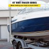 Boat Parts & Accessories |   Boat Trailer Guide-ons, 46″, One Pair Aluminum Trailer Guide ons, Rust-Resistant Trailer Guides with Adjustable Width, Mounting Parts Included, for Ski Boat, Fishing Boat or Sailboat Trailer Automotive Boat Parts & Accessories