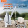 Boat Parts & Accessories |   Fluke Style Anchor Kit, 8.5 LBS Hot-Dipped Galvanized Steel Fluke Anchor with 7.9′ Chain, 75′ Rope and Two 0.4″ Shackles, Marine Boat Anchor for Small Vessels Under 18′, Seas, Rivers and Shores Automotive Boat Parts & Accessories