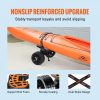 Boat Parts & Accessories |   Heavy Duty Kayak Cart, 320lbs Load Capacity, Detachable Canoe Trolley Cart with 10” Solid Tires, Adjustable Brackets & Nonslip Support Foot, for Kayaks Canoes Paddleboards Float Mats Jon Boats Automotive Boat Parts & Accessories