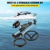 Boat Parts & Accessories |   Hydraulic Boat Steering Kit, 300HP Hydraulic Steering Kit Helm Pump, Hydraulic Outboard Steeing Kit with 14 Feet Hydraulic Steering Hose for Boat Steering System Automotive Boat Parts & Accessories